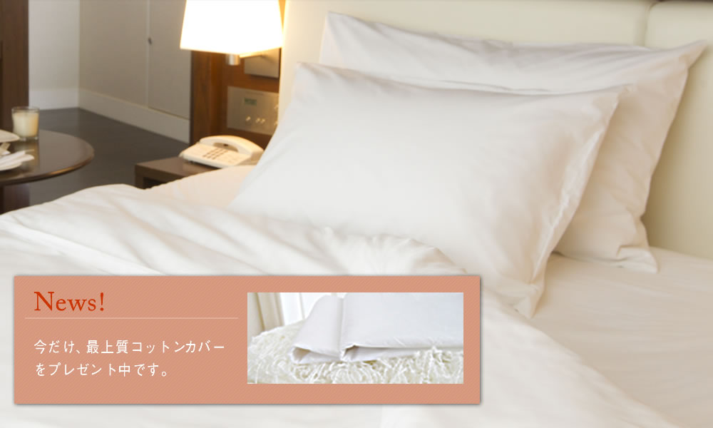 公式】The Hotel Pillows（ホテルピローズ） ～高級ホテル仕様の羽毛枕